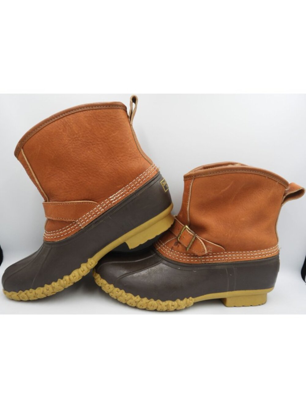 L.L. LL Bean Shearling Lined 7” Lounger Booties 290754 Boots 10 W Made in USA - Picture 6 of 11